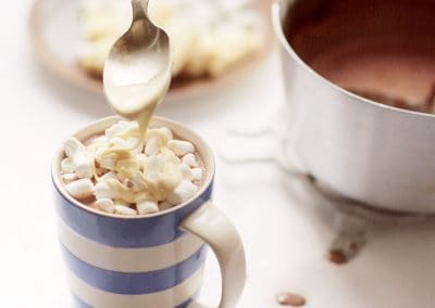 Cardamom and Malt Hot Chocolate