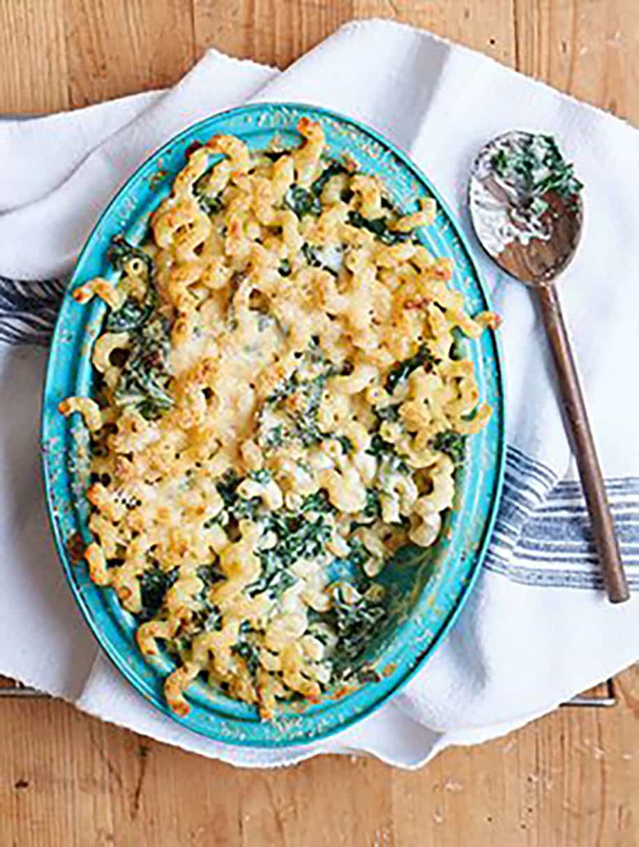 Mustard Kale Mac and Cheese Nadiya Hussain